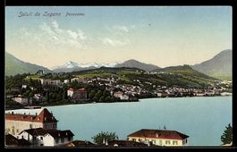 AK Lugano, Panorama mit See