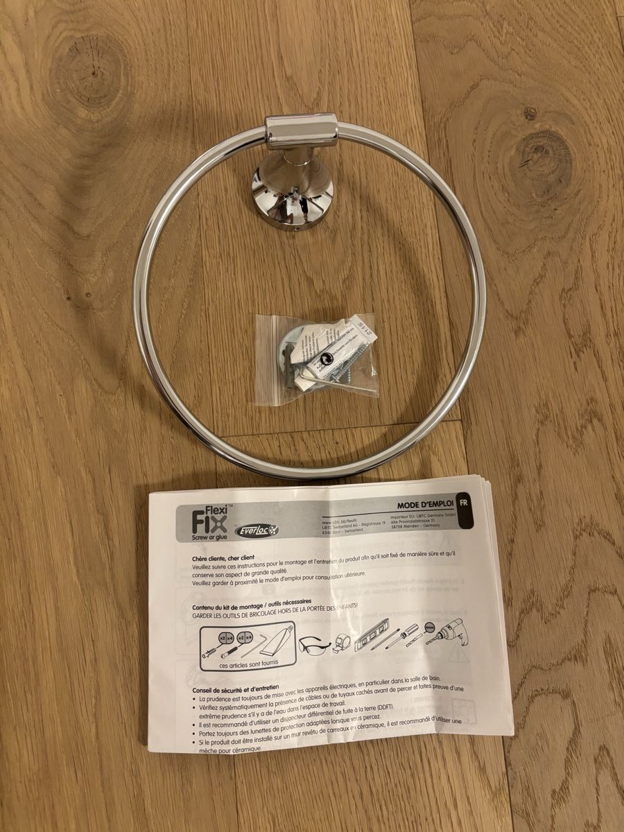 Portasciugamani: 2 Handtuch Ringe für das Badezimmer – Nuovo e nell'imballaggio originale da Herrliberg venduto da nissgo 1