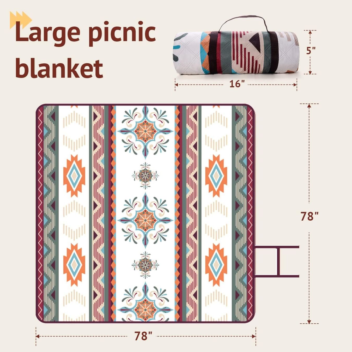 Coperte: Picknickdecke  200x200cm – Nuovo e nell'imballaggio originale da Nuglar venduto da SaleRitter 4