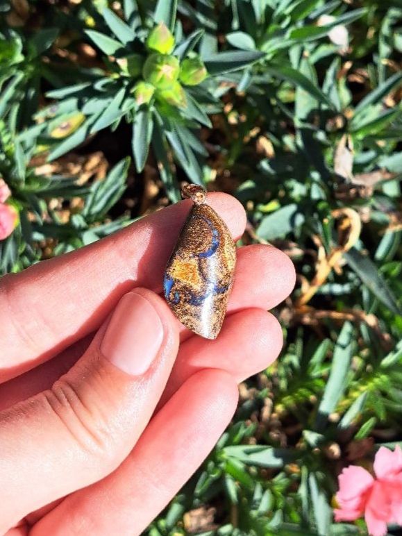 Pietre preziose: Boulder Opal aus Australien Anhänger – Nuovo e nell'imballaggio originale da Richterswil venduto da Viorella 6