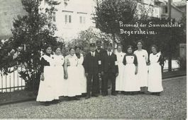 Personal der Sammelstelle DEGERSHEIM SG gel. 1914!