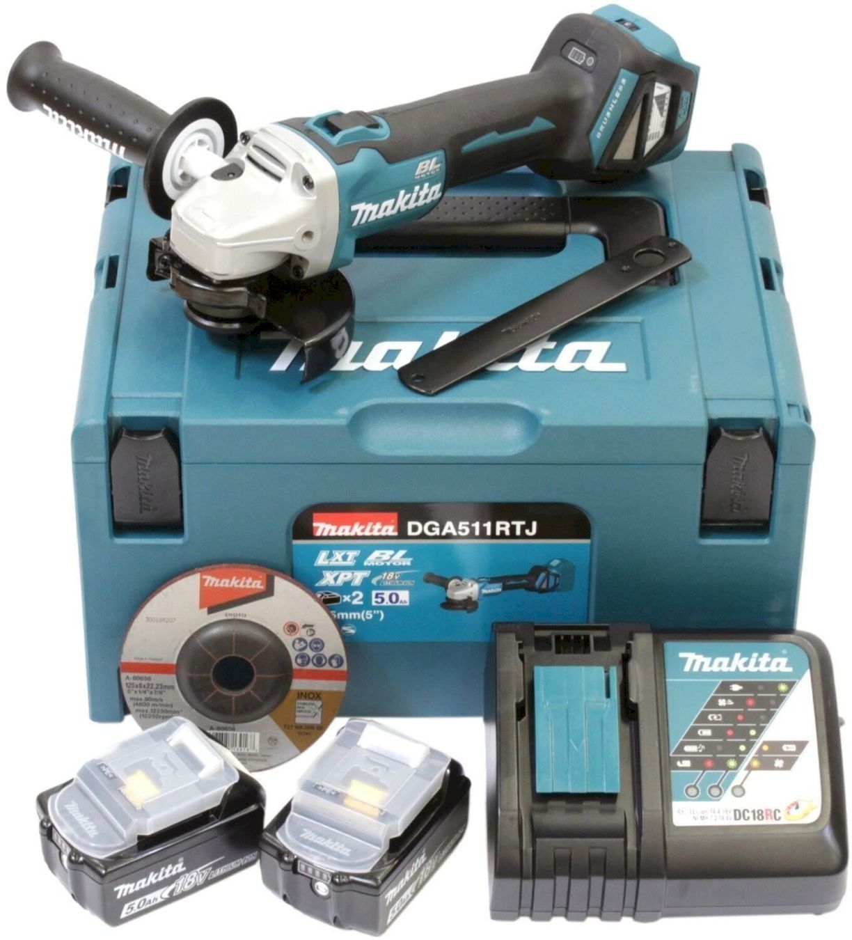 Schleifen & Polieren: Makita DGA 511RTJ Akku-Winkelschleifer – Neu und originalverpackt aus Bottighofen von zaap
