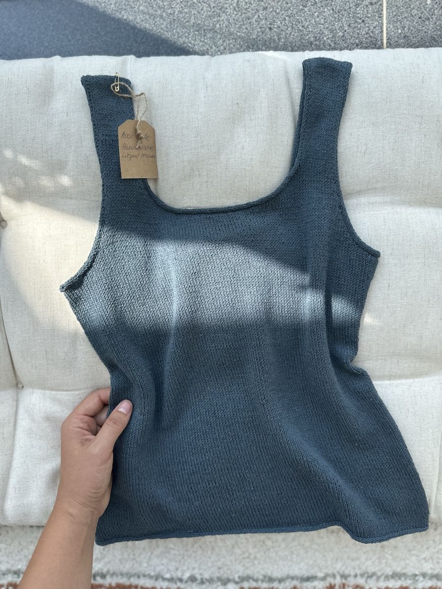 Tops: Seidentop, handgestrickt 100%Seide – Neu (gemäss Beschreibung) aus Ormalingen von nude.knits 1