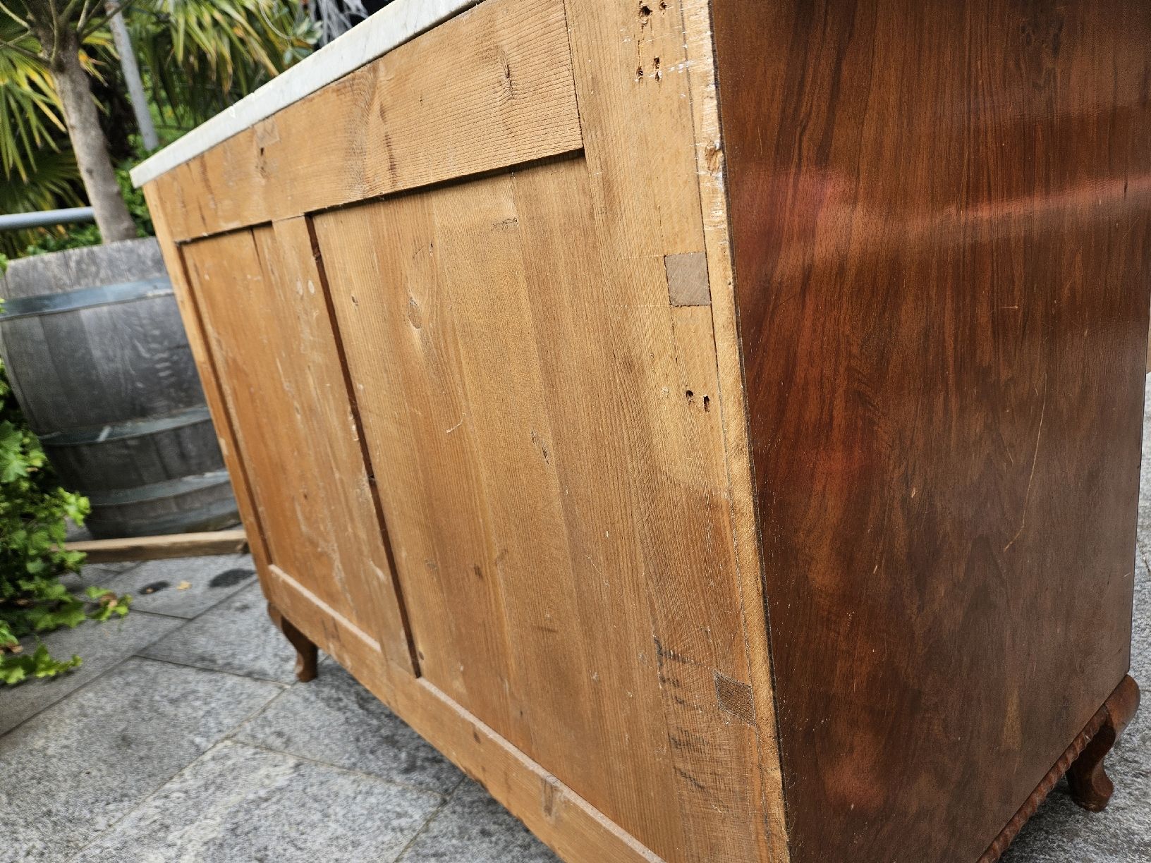 Commodes: schöne, antike Kommode mit Marmorplatte – D'occasion à Bussnang par IvaOli 2