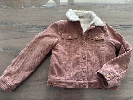 Kinder Cord Jacke Grösse 138cm 10A Mädchen gefüttert💕💕