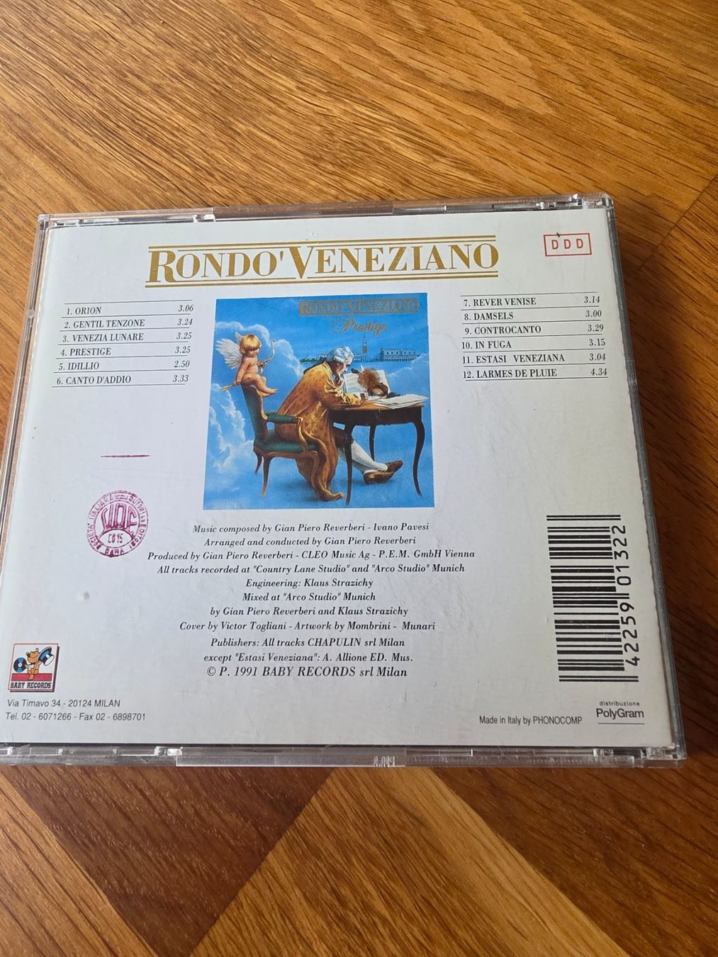CDs: Rondo Veneziano "Prestige" – Gebraucht aus Cudrefin von sebou05 2