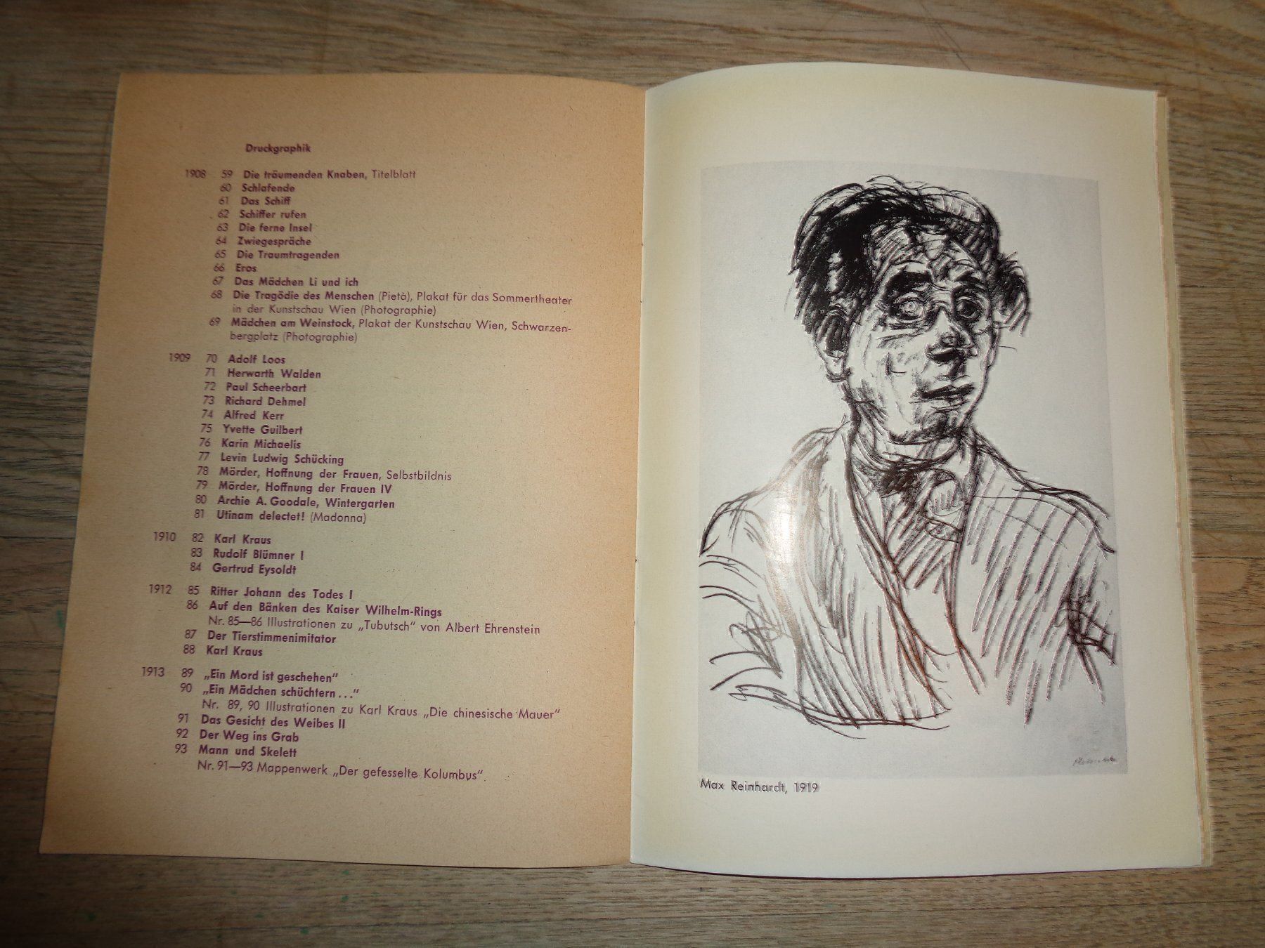 Libri: OSKAR Kokoschka Rarer Katalog – Usato da Welschenrohr venduto da Regool 2