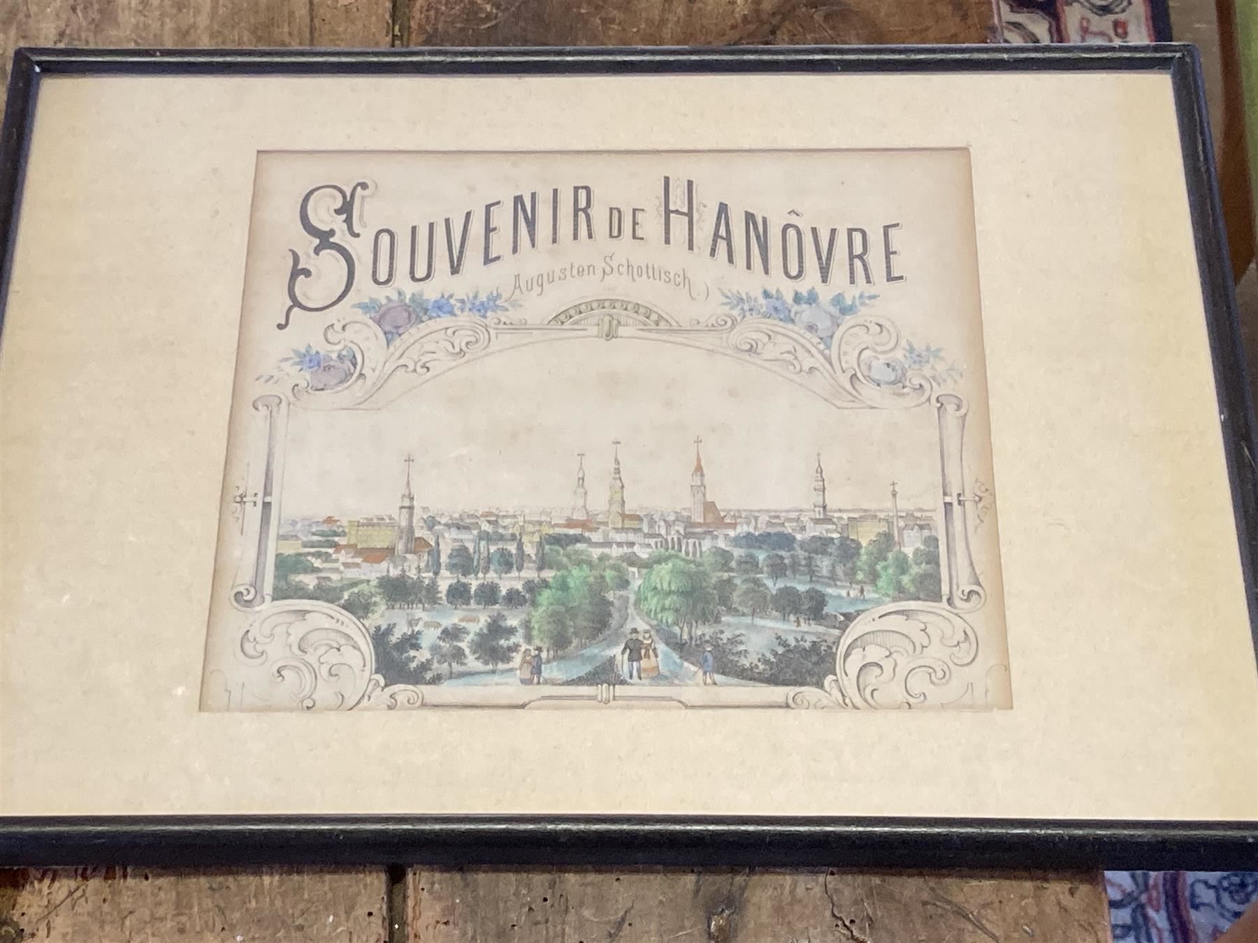 Cartoline postali: Souvenir de Hanôvre Hannover Litho – Usato da Bern venduto da Jwpm66