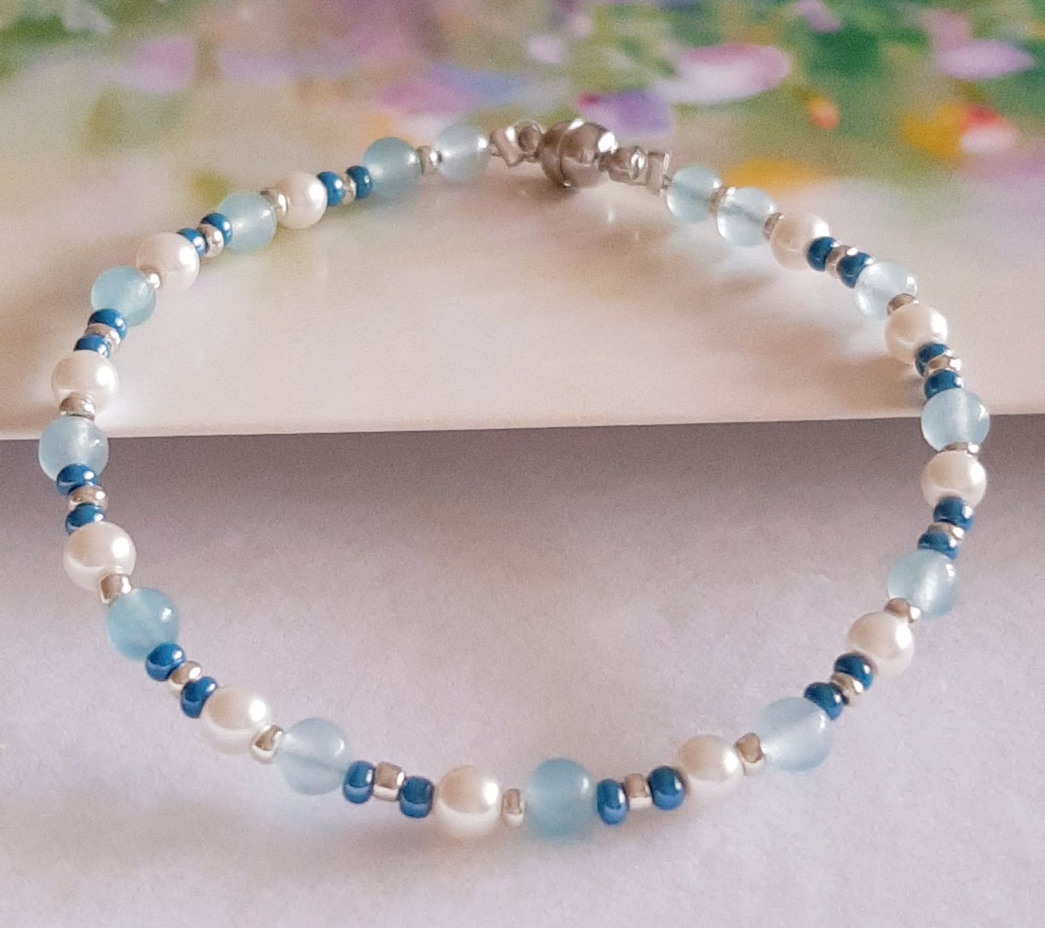 Armbänder & -reifen: Aquamarin Armband ! – Neu und originalverpackt aus Allschwil von Weyli18