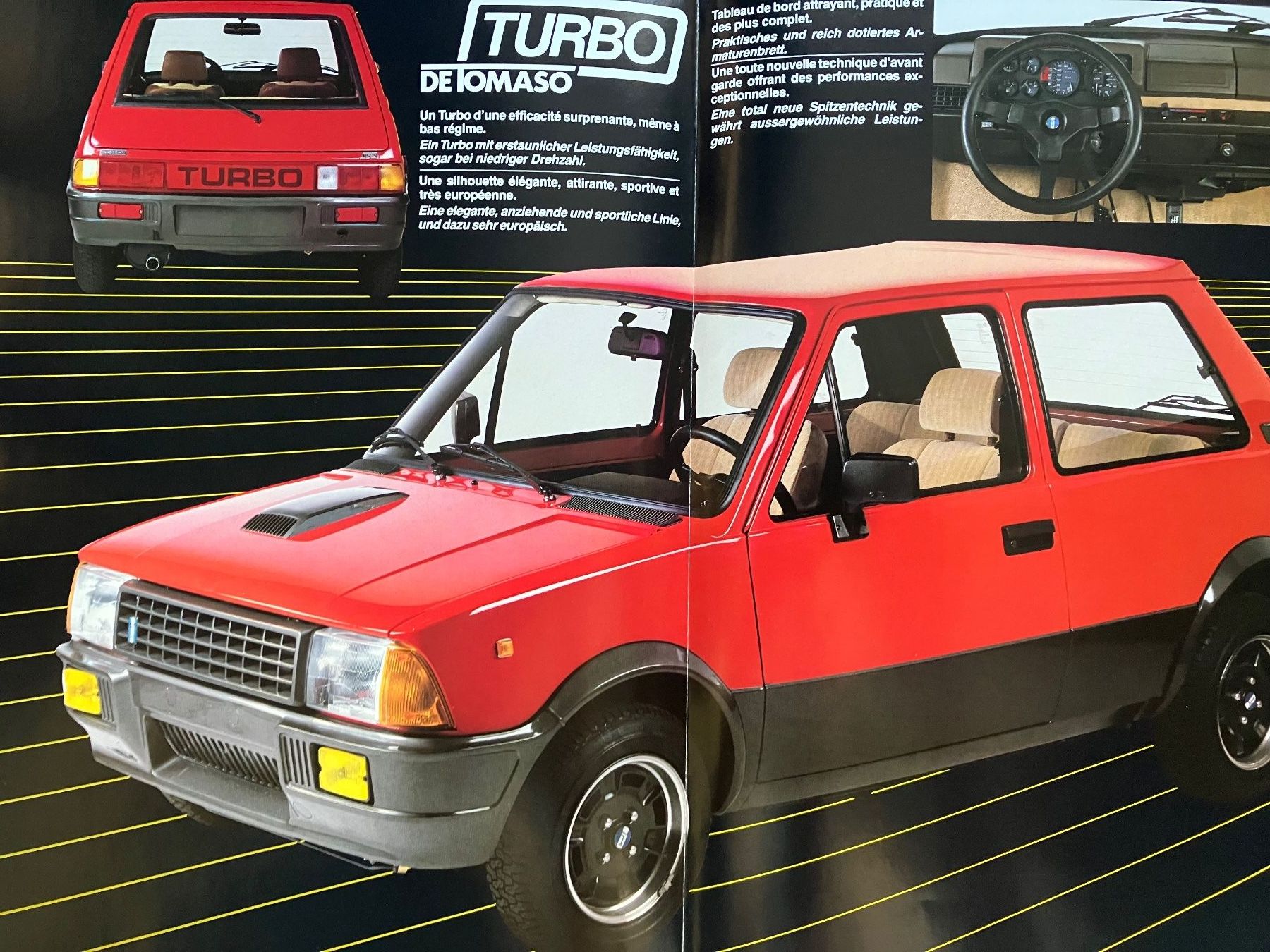 Innocenti Automobili: Innocenti Turbo DeTomaso - CH-Original Prospekt – Nuovo (secondo la descrizione) da Malans GR venduto da Chueche427 1