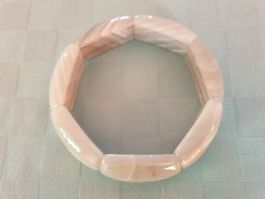 Stein Armband grauer Achat