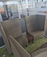 2 Stück Klöber Concept C con73 – hoher Zweisitzer mit Ablage