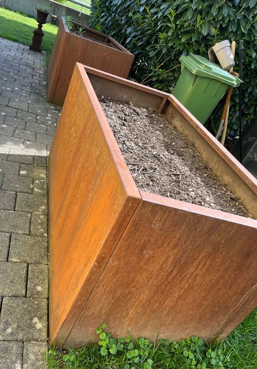 2 Hochbeete Corten Stahl Kaufen Auf Ricardo