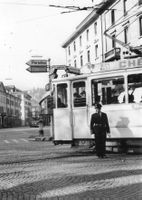 Foto Tram Lugano Straßenbahn