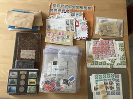 Briefmarkensammlung Ausland/ Schweiz Lot