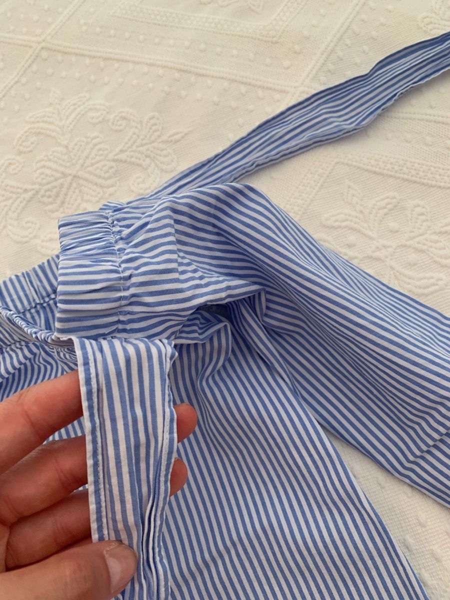 H&M Blusen: Gestreifte Bluse, Carmen-Ausschnitt, Gr. 34, neu – Neu (gemäss Beschreibung) aus Zürich von p_q7q_nichtraucher 1