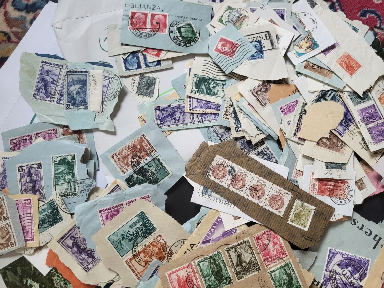 Alle Briefmarken: Italienisches Briefmarken Lot – Gebraucht aus stäfa von brandy66 3