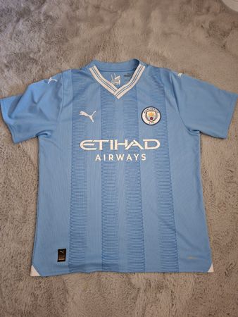 Maillot football Manchester City Puma bleu taille L homme