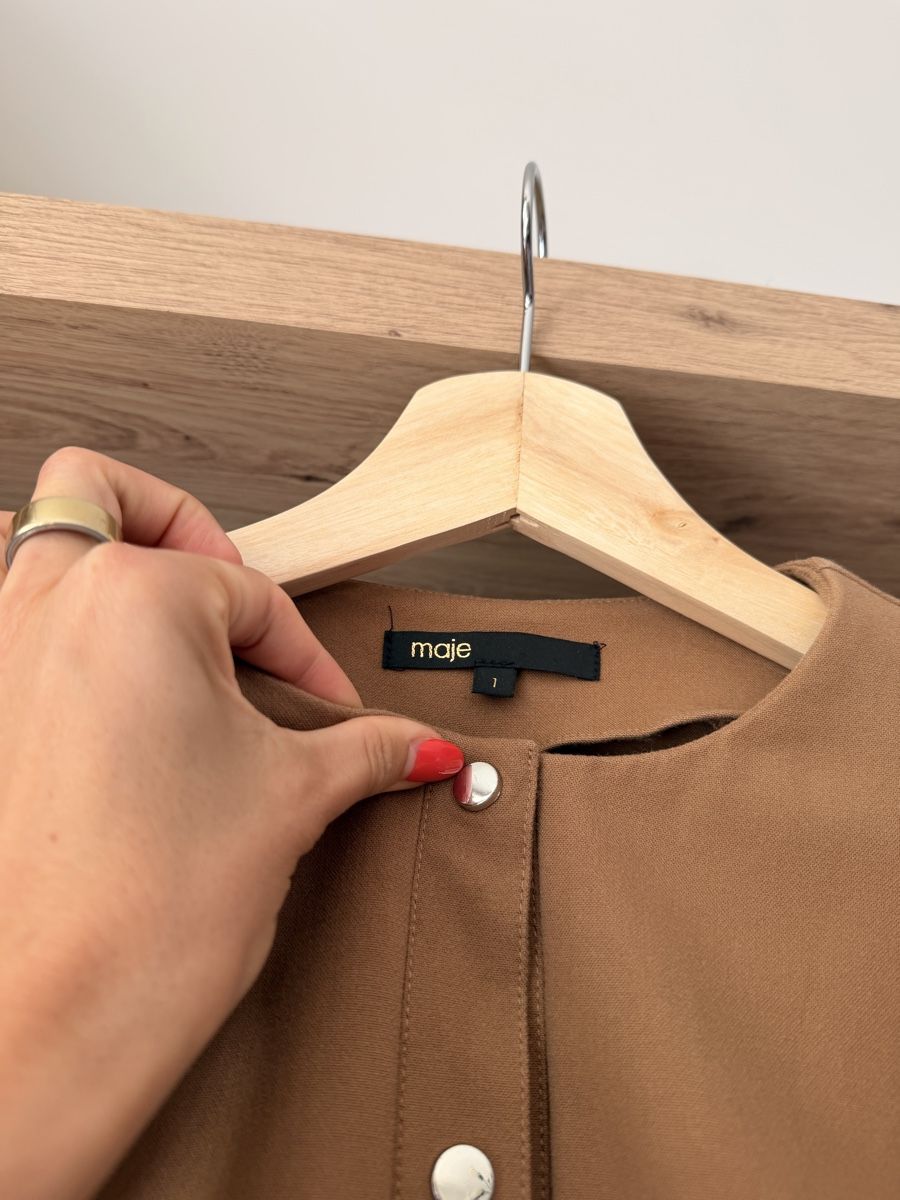 Maje Kleider: Robe MAJE 36 brun – Gebraucht aus La Croix (Lutry) von secondhandZara 2