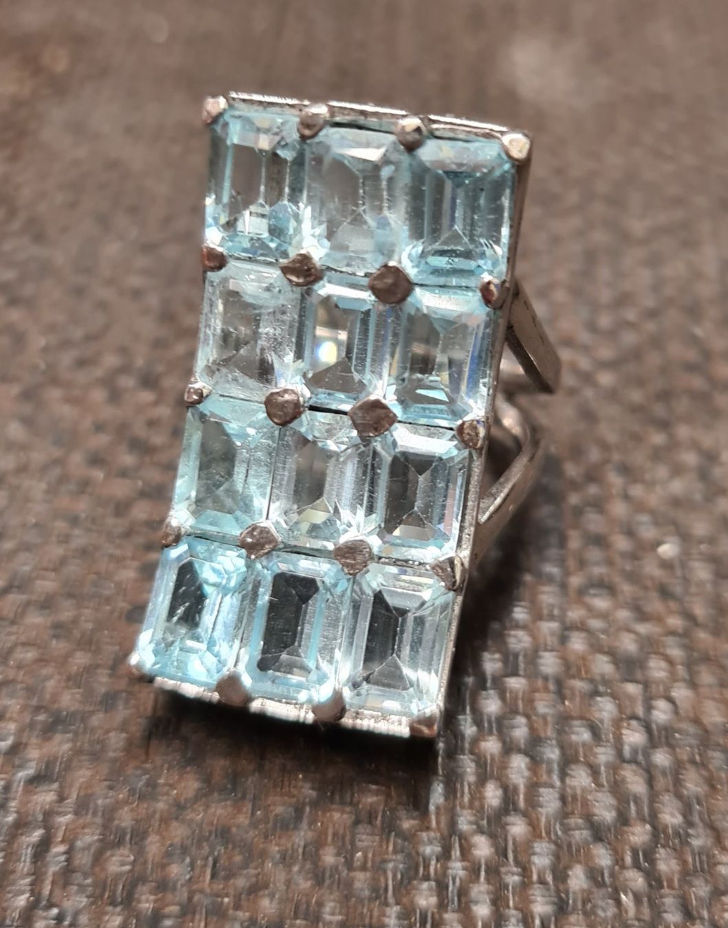 Anelli: Blau Topas Fingerring – Nuovo (secondo la descrizione) da Zürich venduto da Bieter04 7