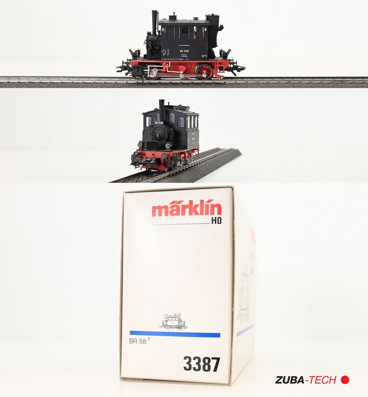 Märklin 3387 E-Lok BR 98 der DB H0 WS Analog mit OVP (Gebraucht) in St ...