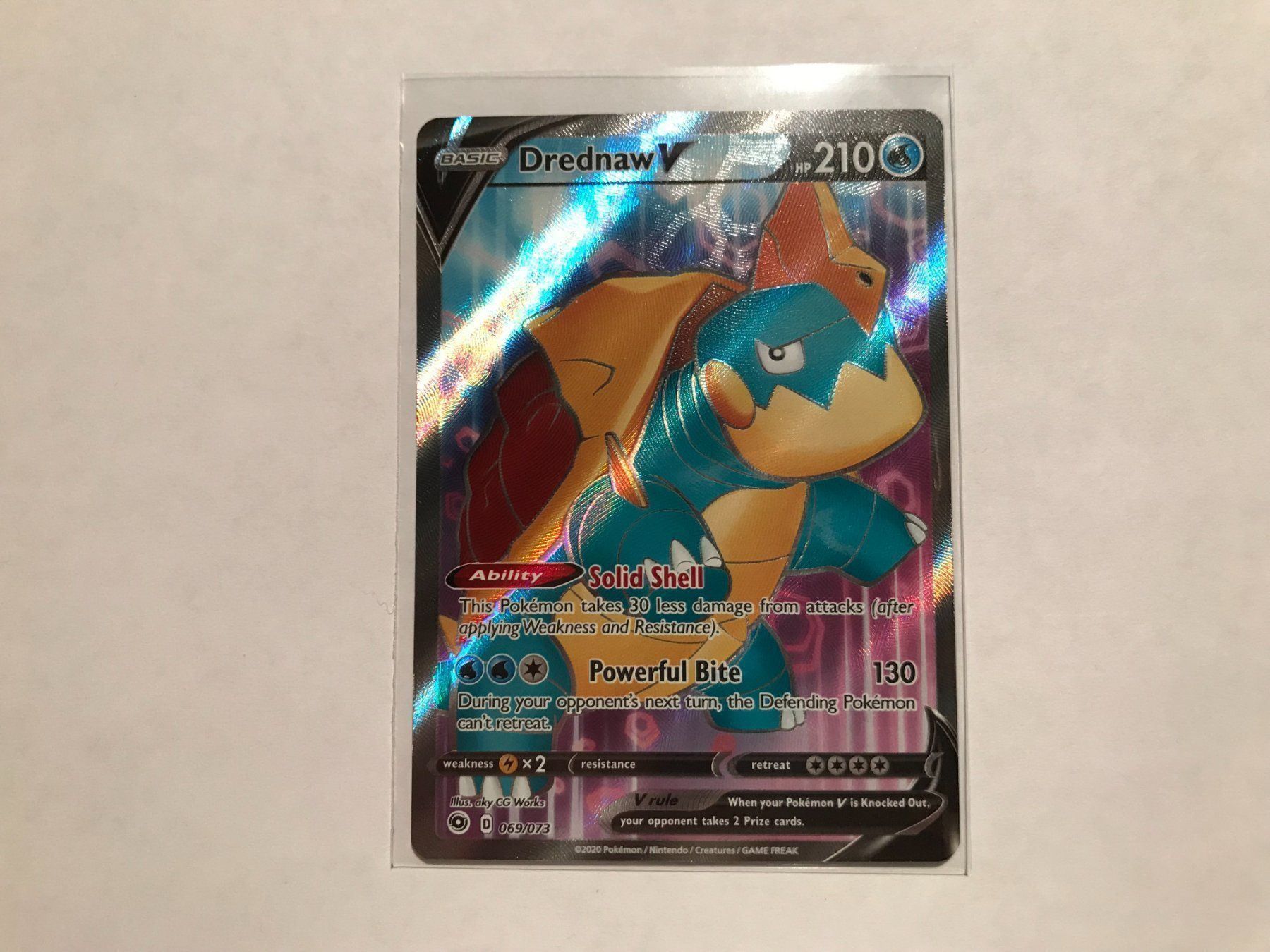 Pokémon Carte collezionabili: Drednaw V FullArt – Nuovo (secondo la descrizione) da Hagendorn venduto da Pokecollectorch