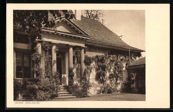 Cartoline postali: AK Bern, Haus Waldeck, Hausportal – Usato da Berlin venduto da bartko-reher