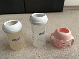 Philips Avent baby bottles and sippy cup Mam