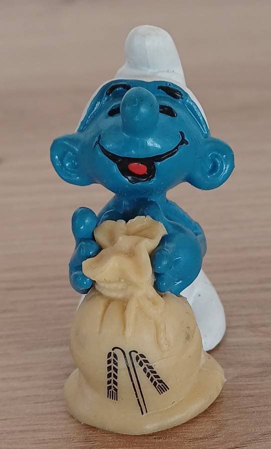 Schleich Statuette: Schlumpf -  Müller Schlumpf - Schleich PEYO 1982 – Usato da Walenstadt venduto da Numis68