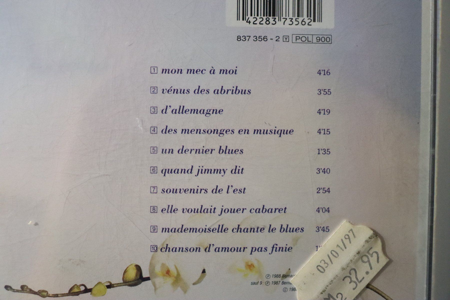 CD: Patricia Kaas – Usato da Arbon venduto da Gerodot 3