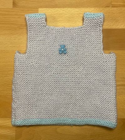 Babypullunder 👕  mit Bärli - 💙🐻💙 - ab Geburt - NEU