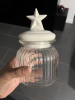 Glasdose mit Stern - festlich für die Weihnachtszeit!