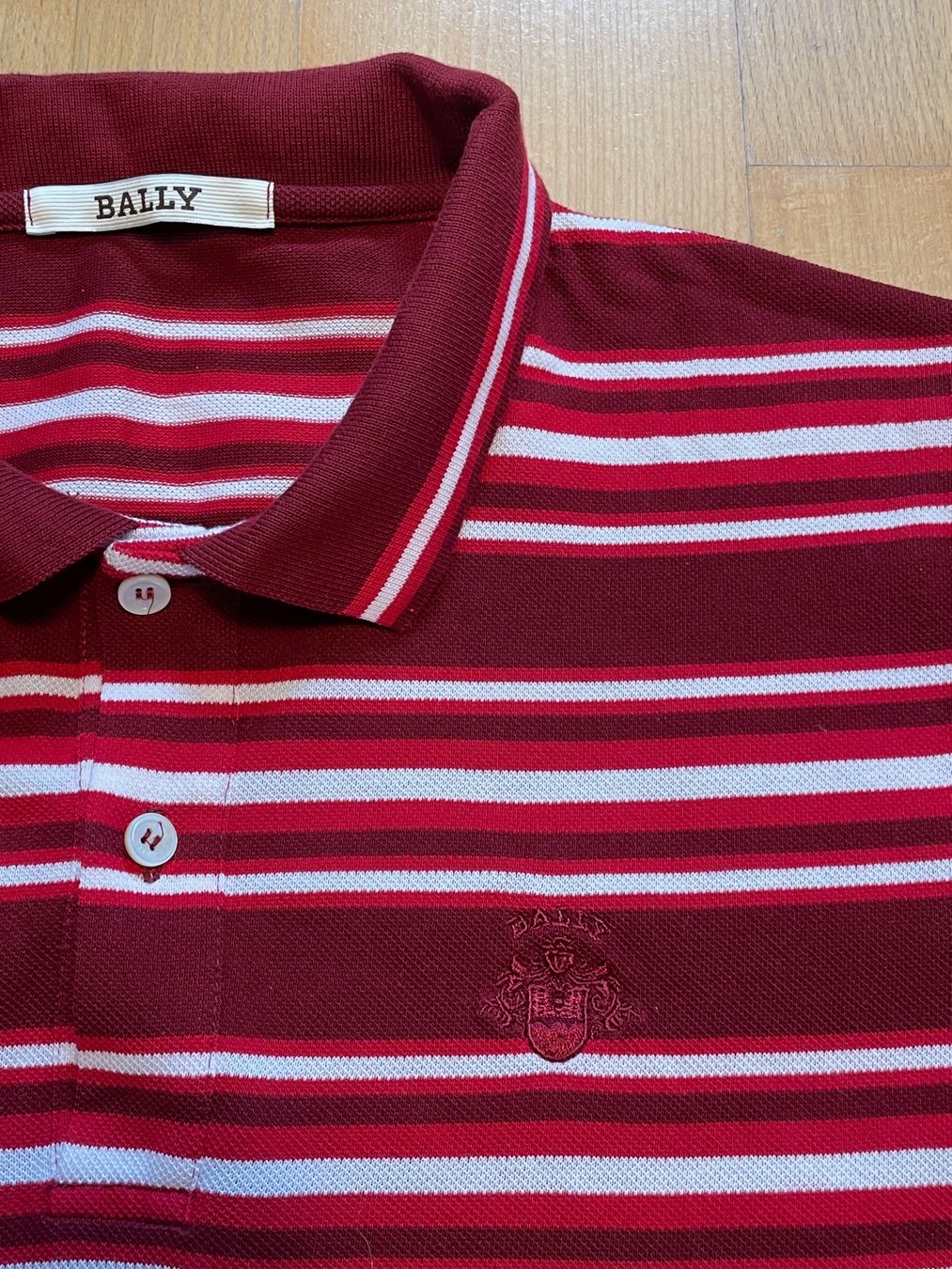 Bally Polo-Shirts: Bally Striped Polo Sz L – Gebraucht aus Zürich von le_souk 2