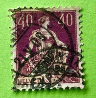  Sitzende Helvetia mit Schwert GESTEMPELT    