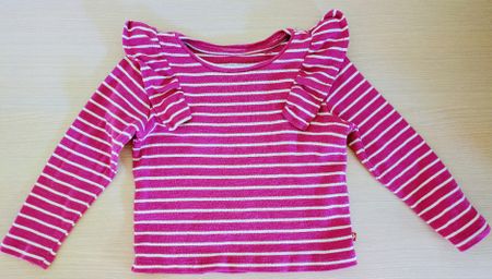 Langarmshirt mit Streifen von WE Fashion, Grösse 92 / 98