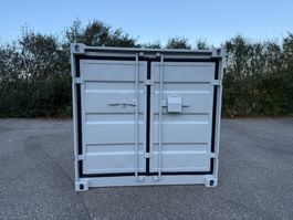 6 Fuss Lagercontainer in lichtgrau, Gartenhaus, Moverbox