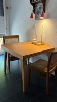 Ausziehbarer Massivholz Esstisch, Buche 90/180x90x75