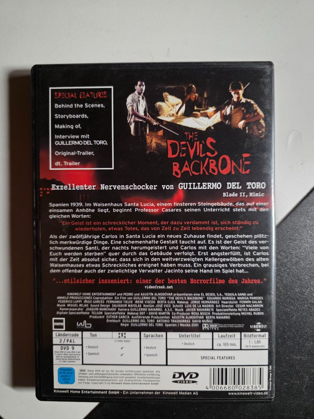 Tutti i DVDs: DVD - Devil's Backbone - Blade II – Usato da Walterswil BE venduto da Lonitti 1