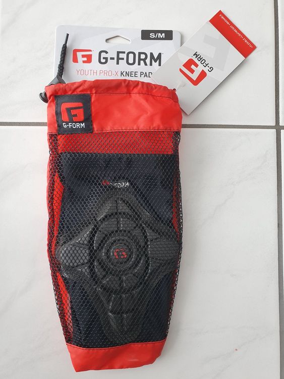 G-Form Pro-X3 Knieschoner Youth - Flexible XRD Protection - Ideal Für Skateboard & Inlineskaten - Größe S/M