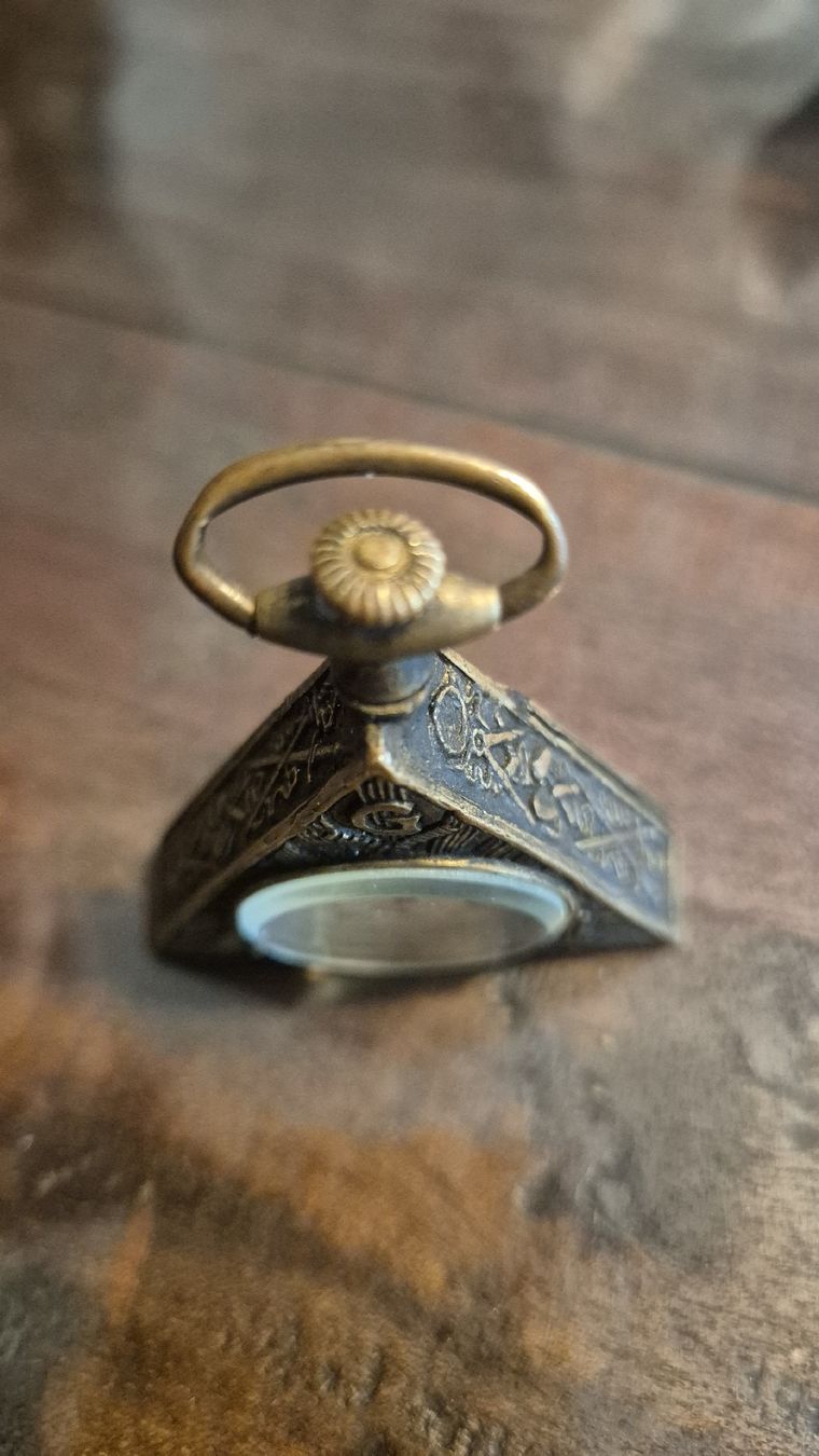 Orologi: Antik Masonic Hiram Triangle Uhr – Usato da Rämismühle venduto da beni0010 2