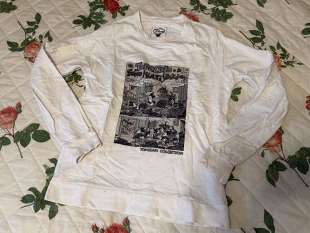 Disney Topolino Langarmshirt weiss Grösse S gebraucht