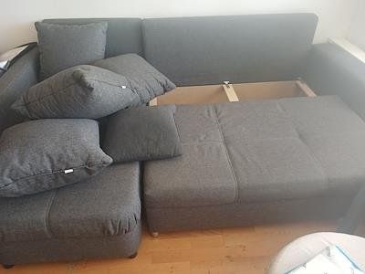 Divani: Ecksofa mit Schlaffunktion und Bettkasten gebraucht – Usato da Laufenburg venduto da ELLU02 2