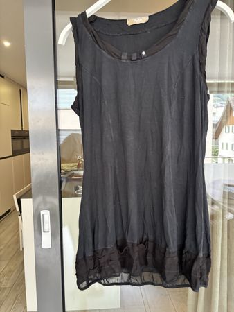 Damen Top Bottega schwarz Grösse M 