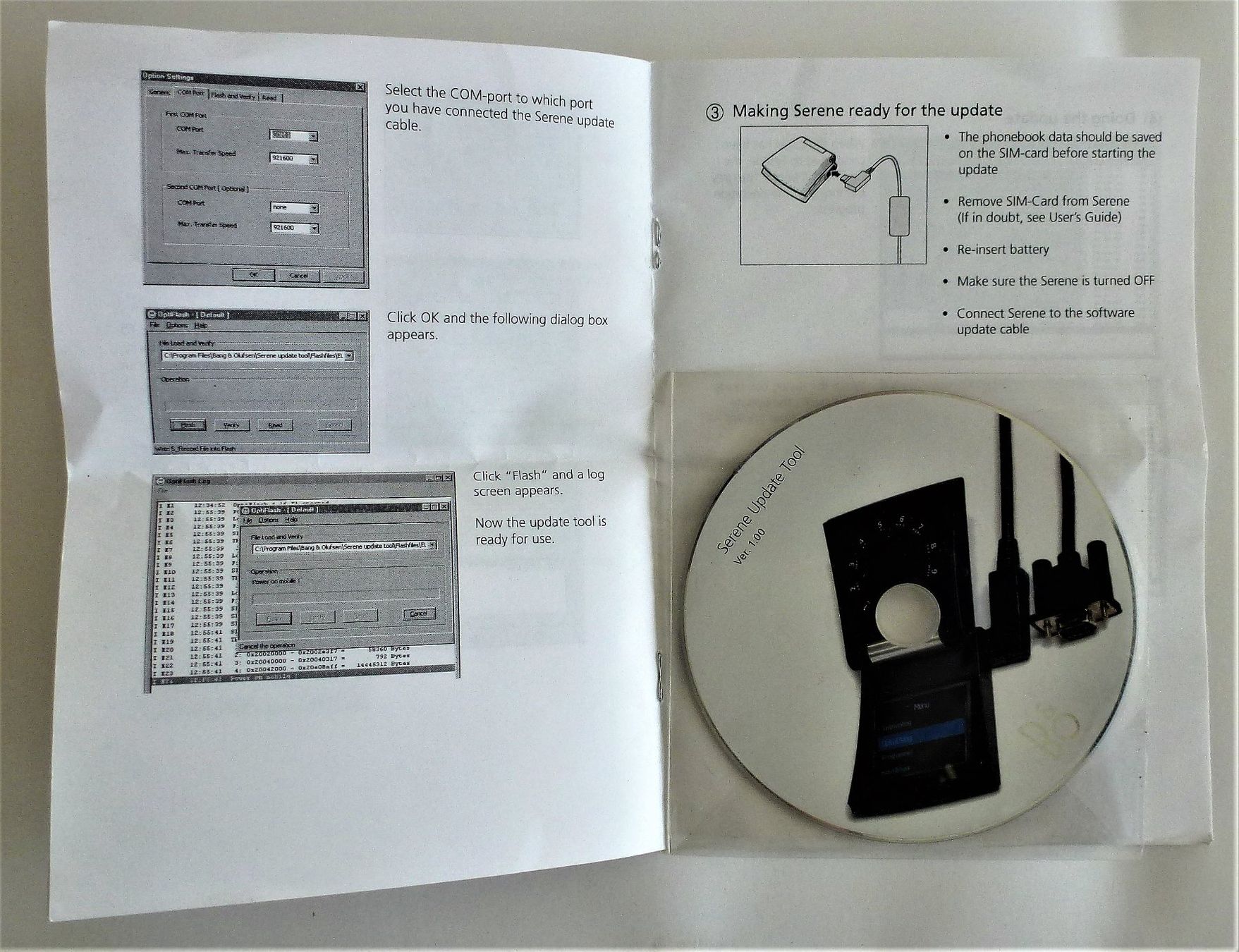 CD & DVD vergini: CD B&O Serene Update Tool Ver. 1.00 (Update-CD, B&O Natel) – Usato da Murgenthal venduto da B.StM 1