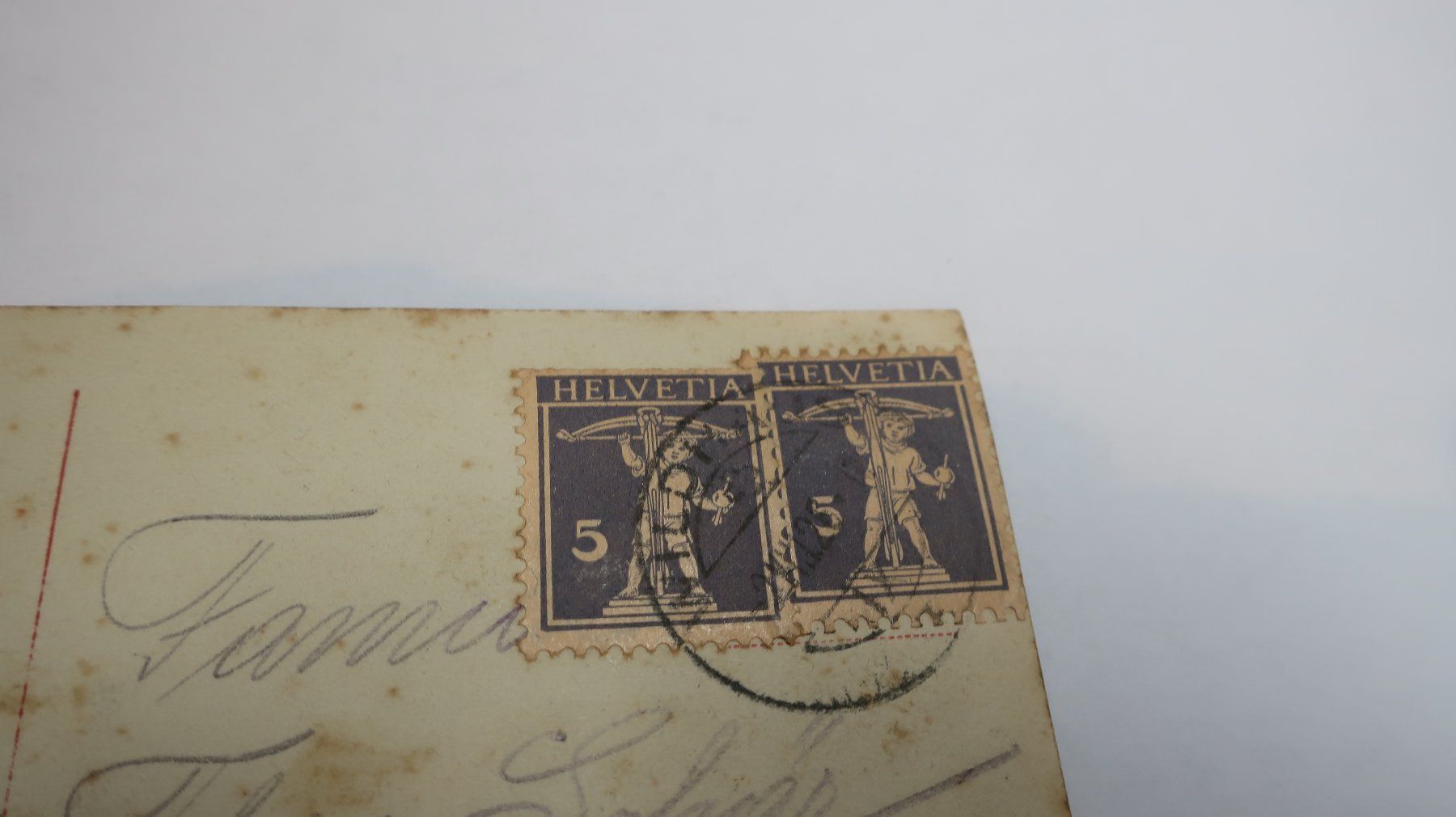 Cartoline postali: Wildhaus mit Churfirsten N°2834  1926 – Usato da Cormoret venduto da Pascalll2001 5
