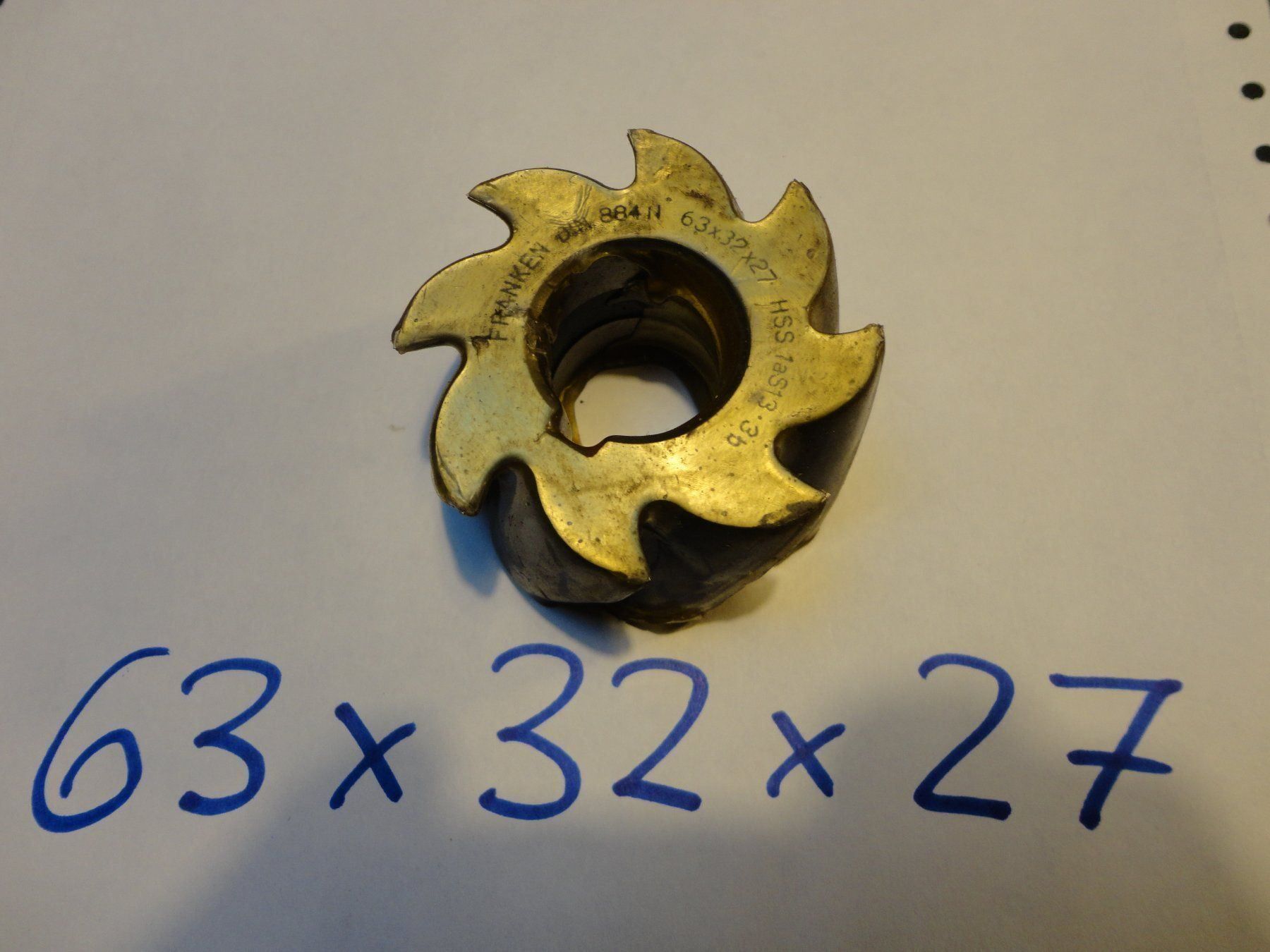 Tutti gli attrezzi: HSS Walzenfräser FRANKEN 63 X 32 – Usato da Zürich venduto da morez