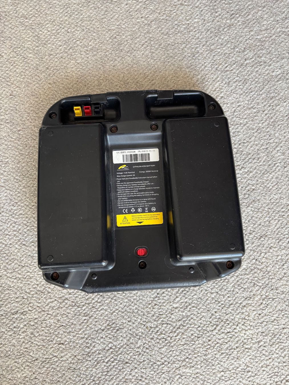 Batterie: Golf Trolley Lithium- Akku, zu Powakaddy – Nuovo (secondo la descrizione) da Schaffhausen venduto da pbrunos1 1