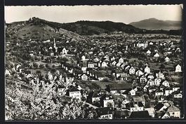 Wettingen, Dorf, Totalansicht aus der Vo