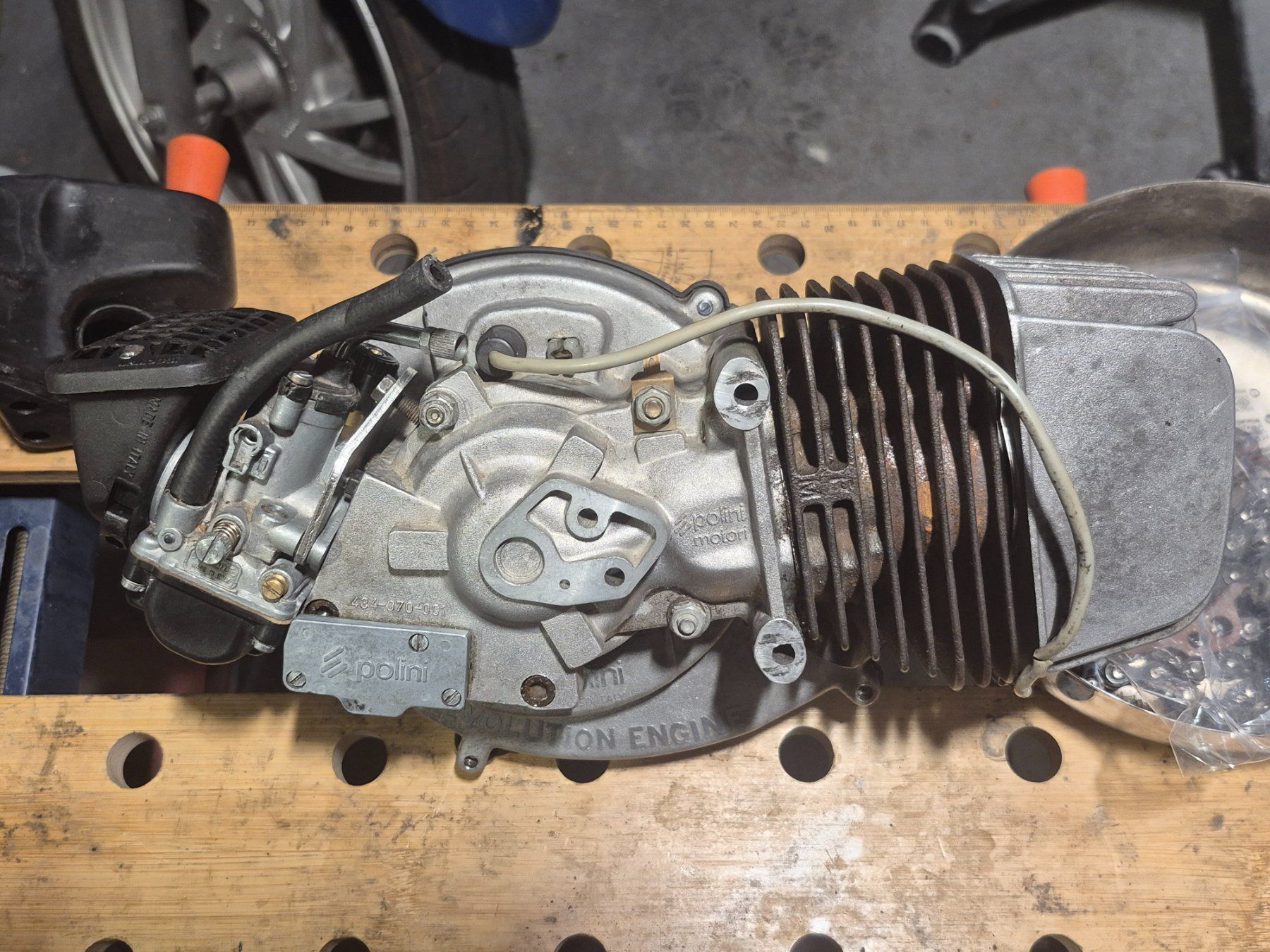 Piaggio Parti ricambio per ciclomotori: Moteur Polini 75cc évolution engine Piaggio Ciao – Usato da Collombey venduto da mot_ryp9 1