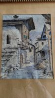 Veyras en Valais , aquarelle
